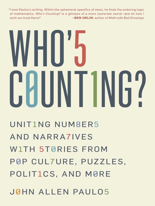 Title details for Who's Counting? by John Allen Paulos - Available